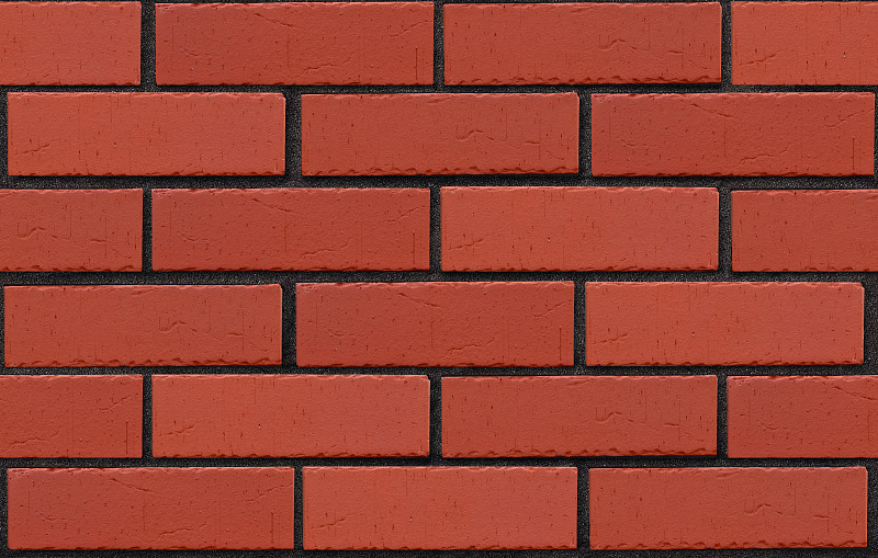 Клинкер фасадный красный Кембридж