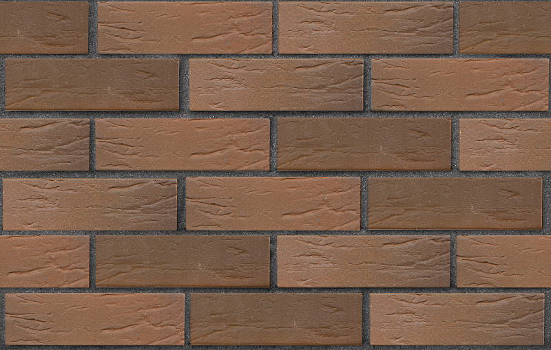 Кирпич лицевой пустотелый красный флэш рустик